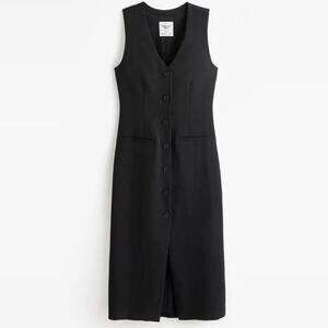 Abercrombie & Fitch Mara Vest Midi Dress size XSP Extra Small Petite